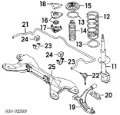 Bucha de estabilizador dianteiro Nissan Sunny Y10