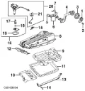 Elemento de turbina da bomba de combustível Ford Escort AVL