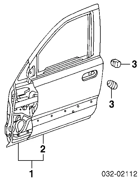 Porta dianteira esquerda Honda CR-V I