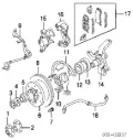 Rolamento interno de cubo dianteiro Isuzu Trooper UBS