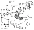 Compressor de aparelho de ar condicionado Honda Accord CG