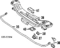 Bucha de estabilizador traseiro Mazda 626 GE