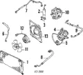 Válvula do compressor de aparelho de ar condicionado Seat Cordoba 6K5