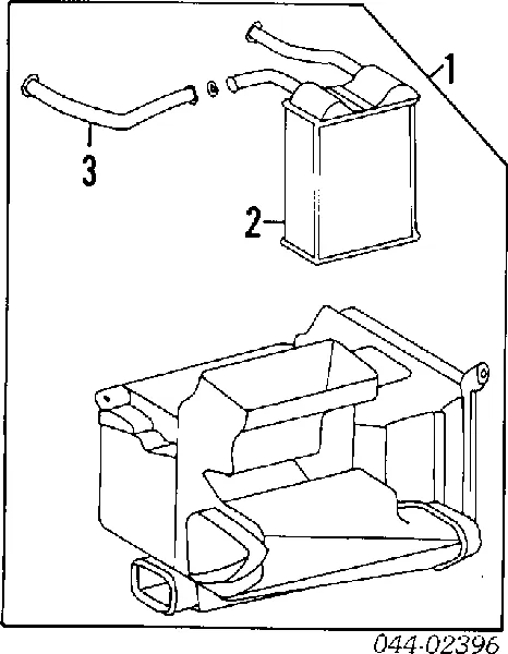 Radiador de forno (de aquecedor) Toyota Land Cruiser 80