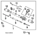 Bucha de fixação da cremalheira da direção Toyota Camry V2