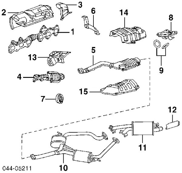 Coxim de fixação do silenciador Toyota Corolla E11