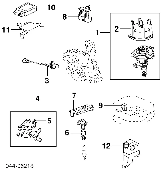 Relê de ventilador Toyota RAV4 I Cabrio