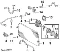 Acoplamento (bobina magnética) do compressor de aparelho de ar condicionado Toyota Camry V20