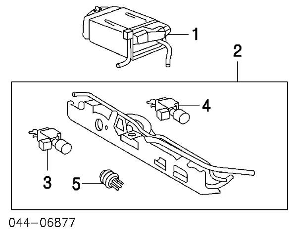 Sonda lambda, sensor de oxigênio depois de catalisador 95698 NGK