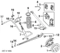 Amortecedor traseiro Mitsubishi Pajero V2W, V4W