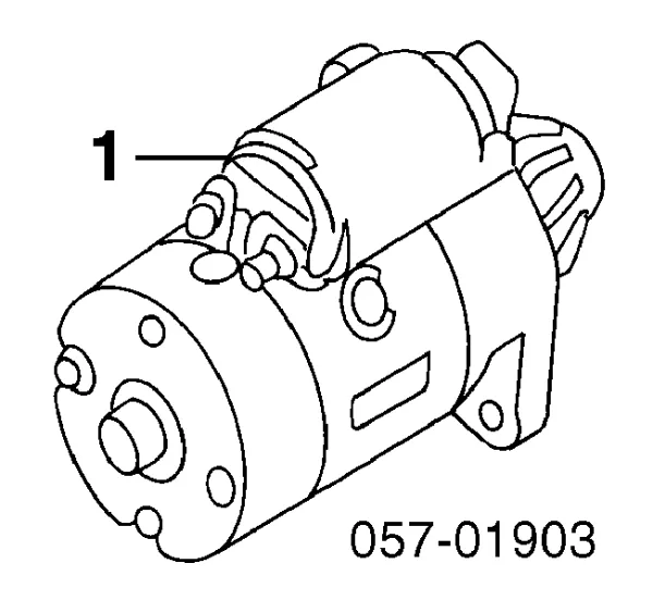 Motor de arranco MD301348 Mitsubishi