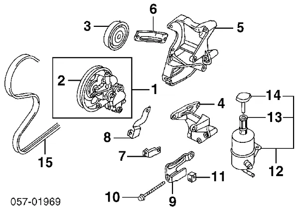 Bomba da Direção hidrâulica assistida 715520318 DRI