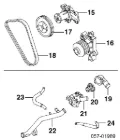 Correia dos conjuntos de transmissão BMW 3 E46