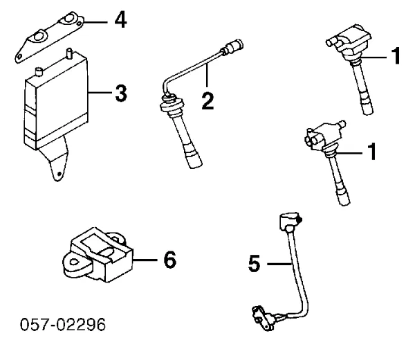 Sensor de posição (de revoluções) de cambota MR578312 Mitsubishi