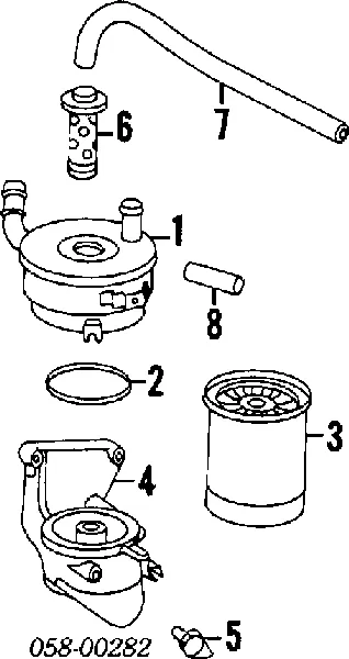 Sensor de pressão de óleo Mazda 323 3 BF