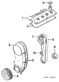 Correia do mecanismo de distribuição de gás Suzuki Swift AA