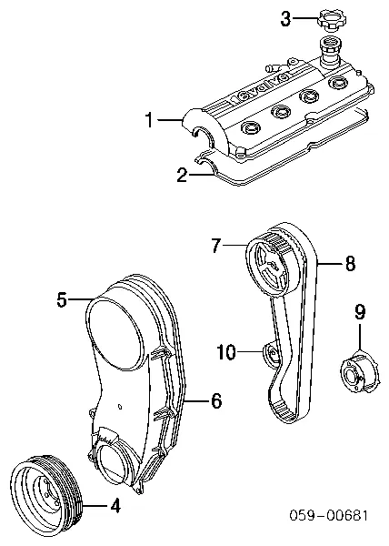 Vedante de tampa de válvulas de motor 1118982600 NIPPON MOTORS