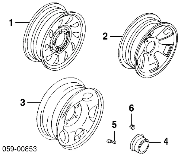 Porca de roda Suzuki Baleno EG