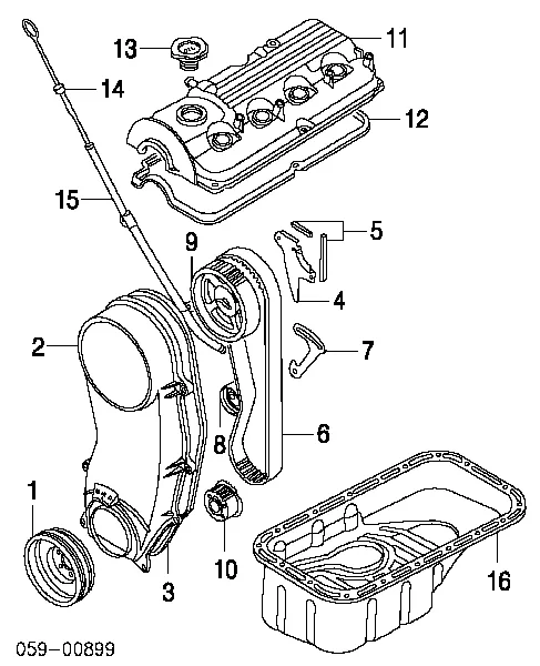 Correia do mecanismo de distribuição de gás, kit 1140786501 Suzuki