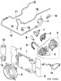 Acoplamento (bobina magnética) do compressor de aparelho de ar condicionado Suzuki Grand Vitara FT, HT