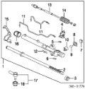 Cremalheira da direção Hyundai Sonata 