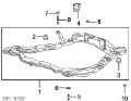 Bloco silencioso de viga traseira (de plataforma veicular) Hyundai Sonata EU4