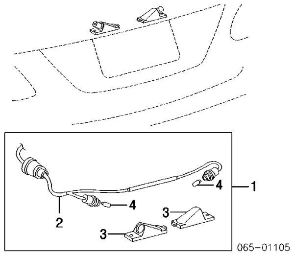 Caixa da luz de fundo de matrícula 8127348010 Toyota