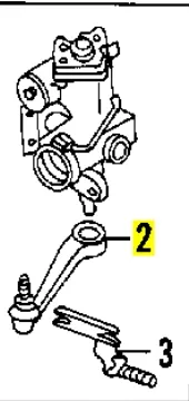 Bipé do controlo de direção STC1045 Land Rover