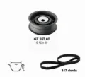 Correia do mecanismo de distribuição de gás, kit Audi 100 4A2