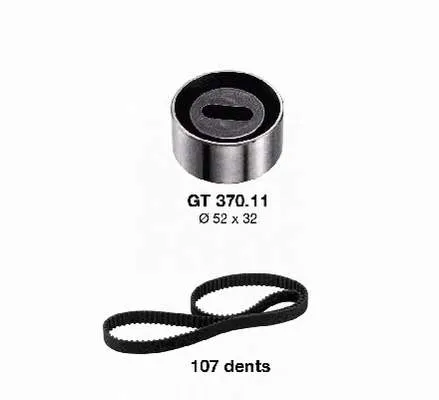 Correia do mecanismo de distribuição de gás, kit Mazda 323 3 BF