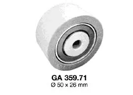 Rolo parasita da correia de transmissão Peugeot 307 3A, 3C