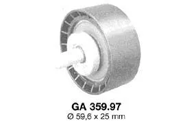 Rolo de reguladora de tensão da correia de transmissão 8209 DK