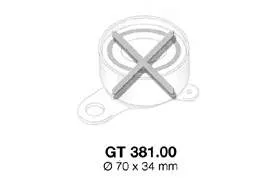 Rolo de reguladora de tensão da correia do mecanismo de distribuição de gás Subaru Legacy 1 BC