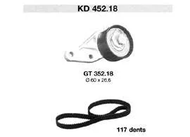 Correia do mecanismo de distribuição de gás, kit TB2302K BGA