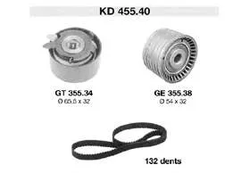 Correia do mecanismo de distribuição de gás, kit 7701477014 Renault (RVI)