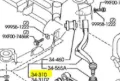 Braço oscilante inferior direito de suspensão dianteira Mazda 6 GG