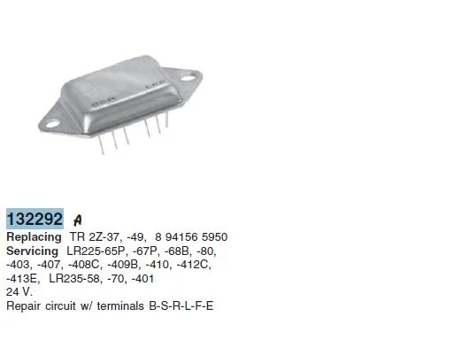Relê-regulador do gerador (relê de carregamento) 2350099008 Nissan/Infiniti