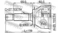 Junta homocinética externa dianteira Hyundai Sonata 