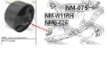 Coxim (suporte) dianteiro de motor (bloco silencioso) Nissan Primera WP12
