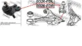 Suporte de esfera inferior Honda Civic FN