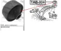 Bloco silencioso dianteiro do braço oscilante inferior Toyota Camry V20