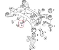 Bloco silencioso de viga traseira (de plataforma veicular) BMW X5 E70