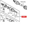 Junta homocinética interna dianteira Mitsubishi Colt Z3A