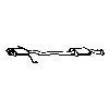 Silenciador, parte central Mazda 323 BF