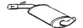 Silenciador, parte central Seat Toledo 1L