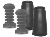 Pára-choque (grade de proteção) de amortecedor traseiro + bota de proteção RK00006 Raiso