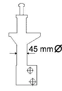Amortecedor dianteiro BMW 3 E30