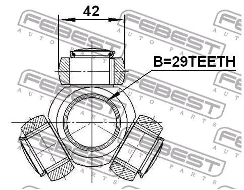 Junta homocinética interna, tripé 5010053 Autotechteile