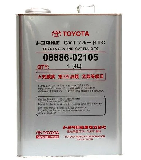 Óleo de transmissão 0888602105 Toyota