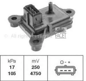 Sensor de pressão no coletor de admissão, MAP PRT0304 Magneti Marelli